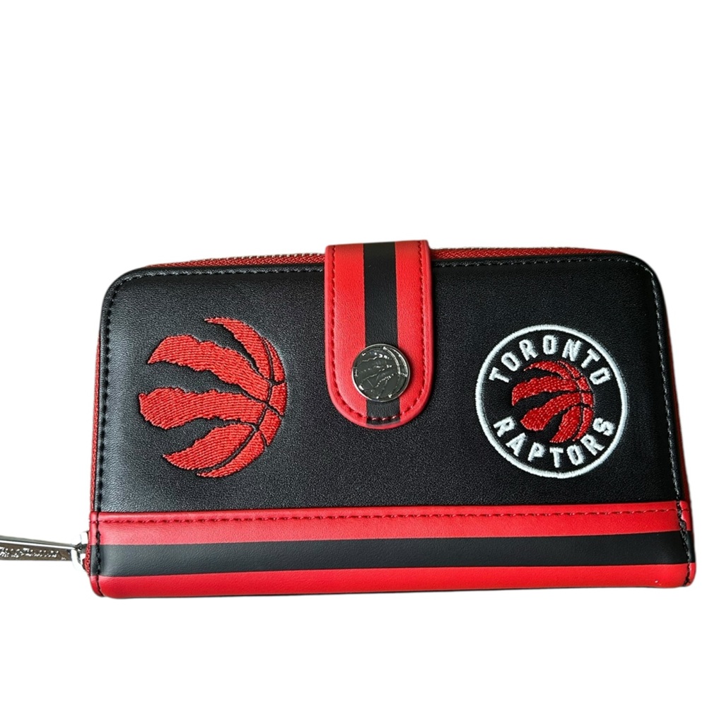 Loungefly NBA Toronto Raptors Zip Around Wallet